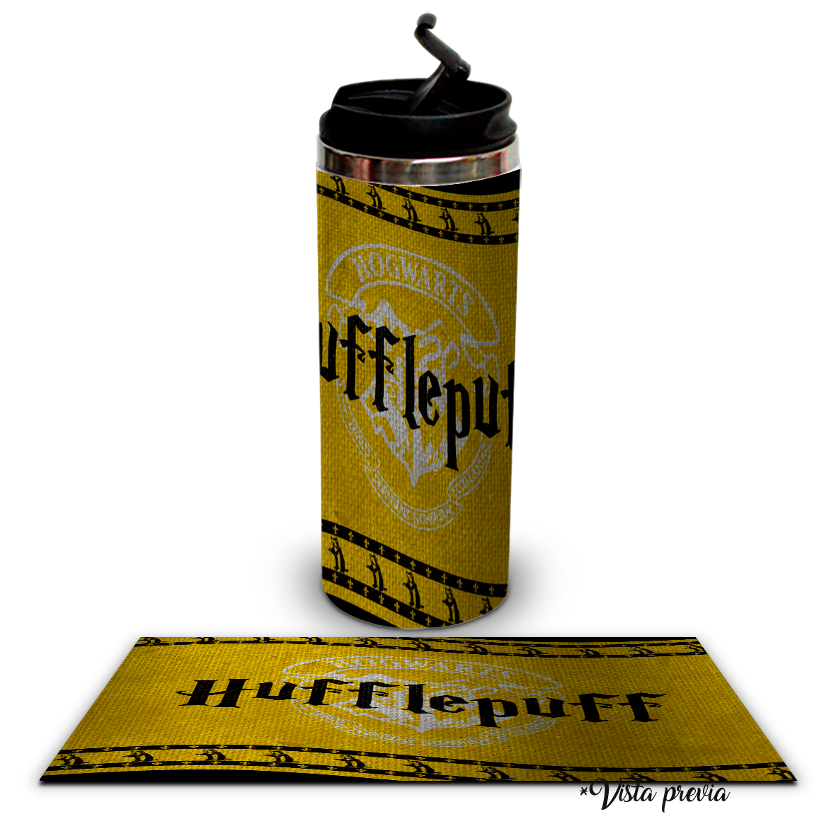 Termo 450ml Harry Potter Hufflepuff Mod 2