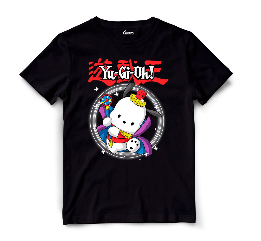 Playera Sanrio Yu-gi-Oh  Pochacco Mago del Tiempo