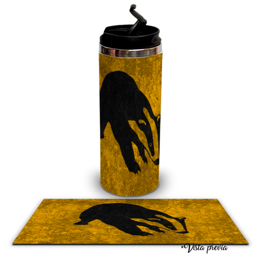 Termo 450ml Harry Potter Hufflepuff Mod 3