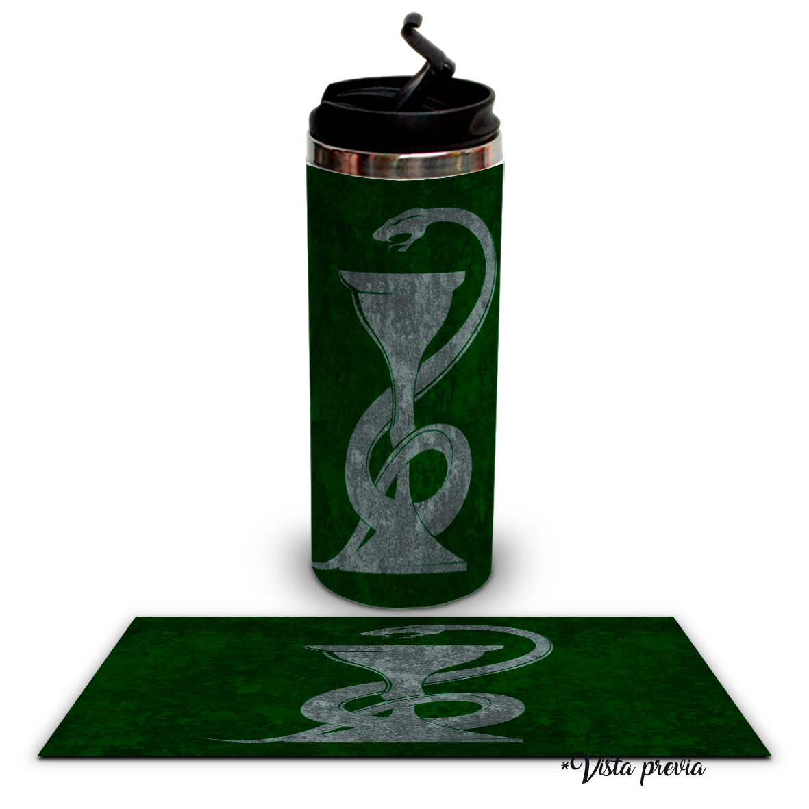 Termo 450ml Harry Potter Slytherin mod 3