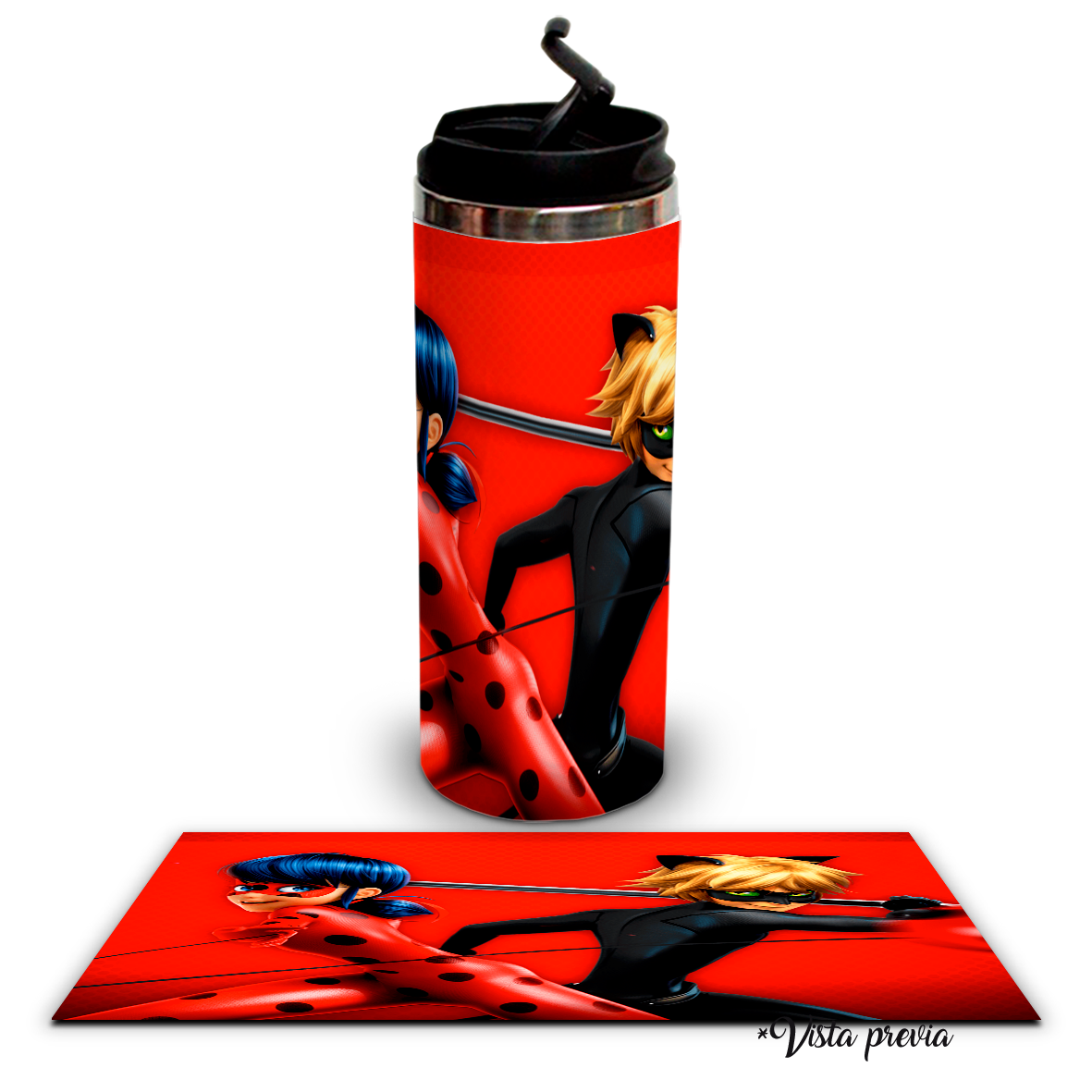 Termo 450ml Miraculous Ladybug Mod 2