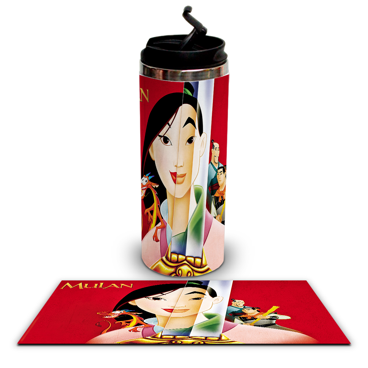 Termo 450ml Princesa Mulan Mod 2