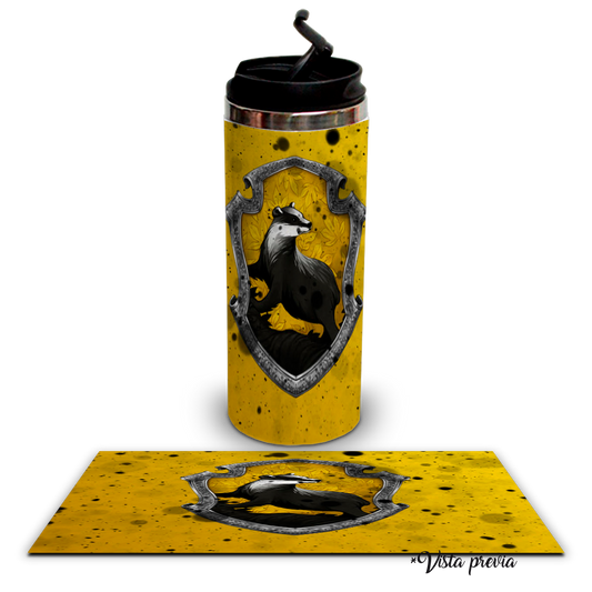 Termo 450ml Harry Potter Hufflepuff Mod 4