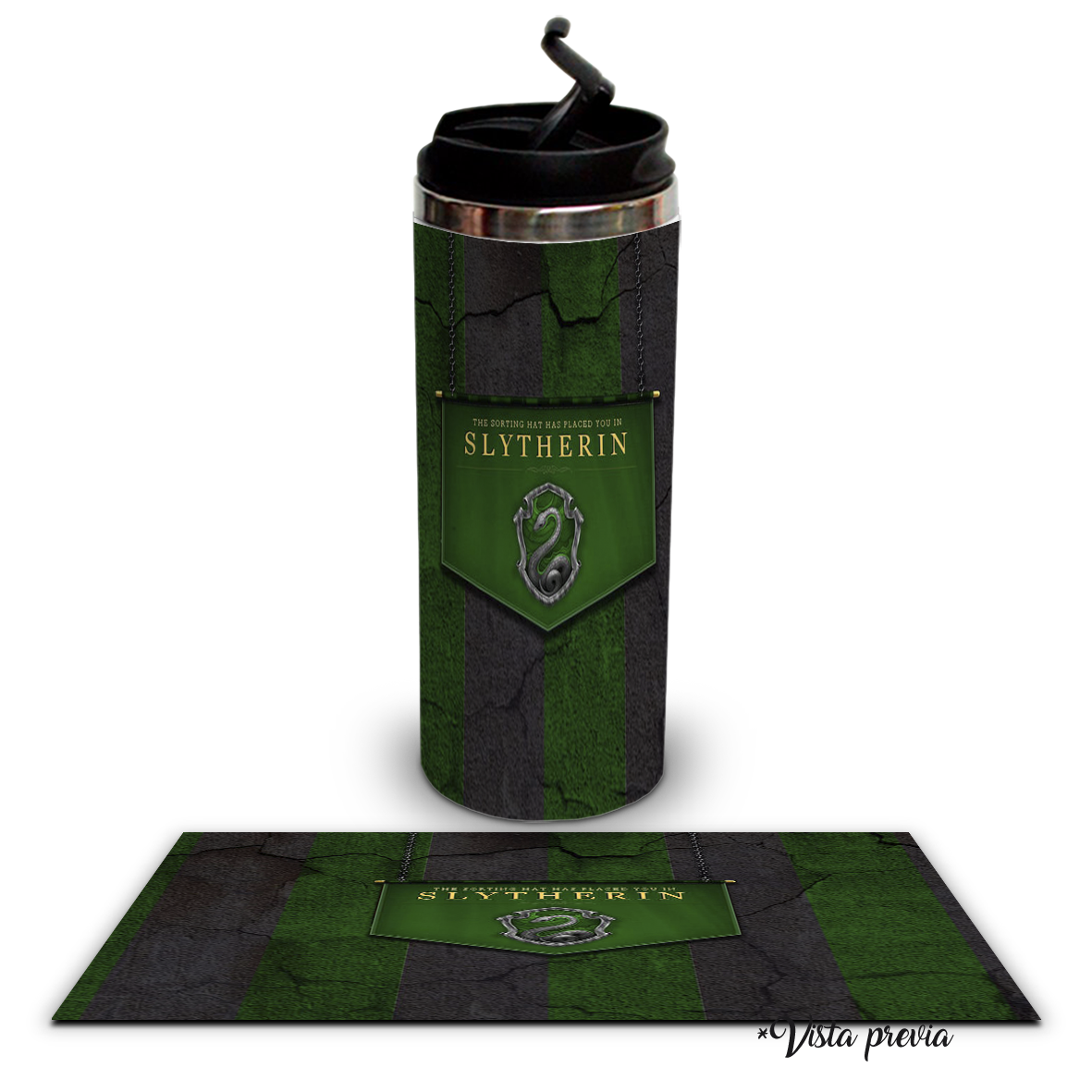 Termo 450ml Harry Potter Slytherin mod 4