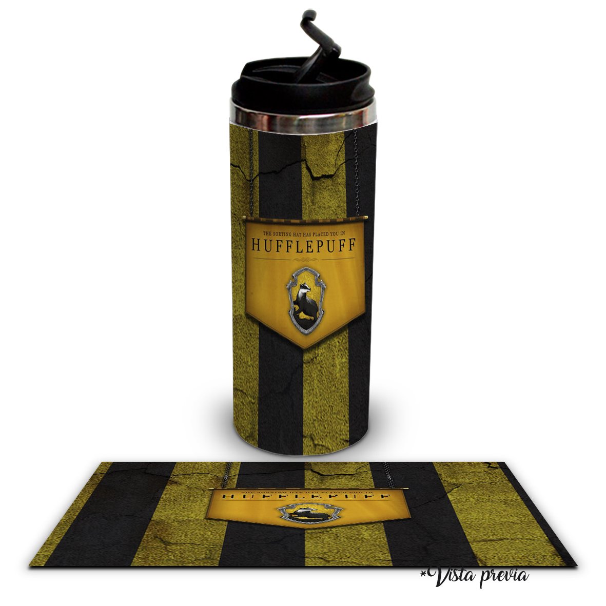 Termo 450ml Harry Potter Hufflepuff Mod 5