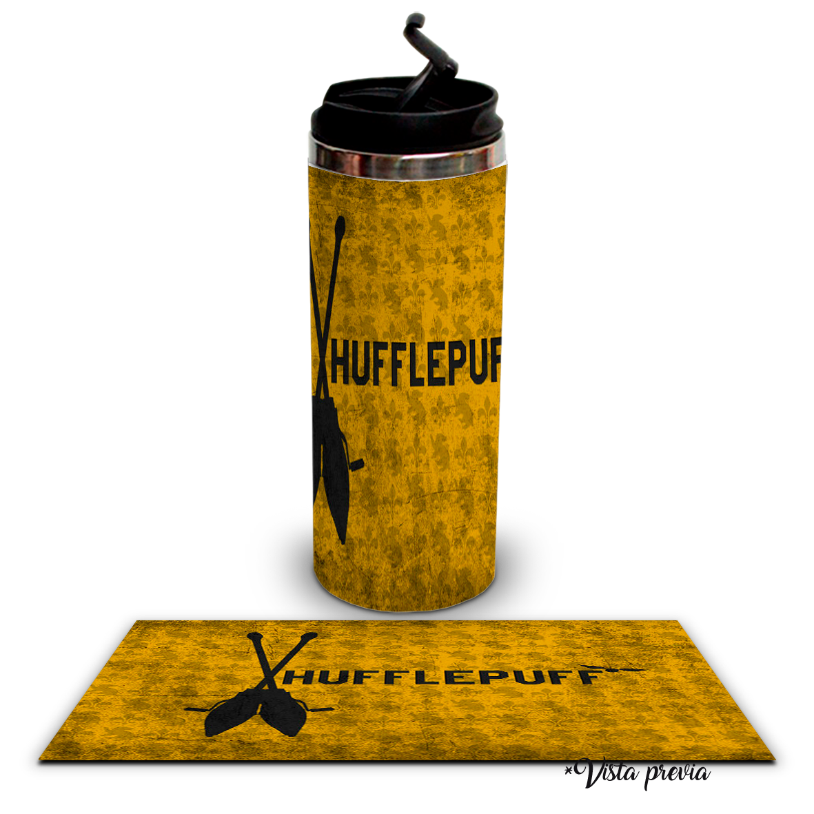 Termo 450ml Harry Potter Hufflepuff Mod 6