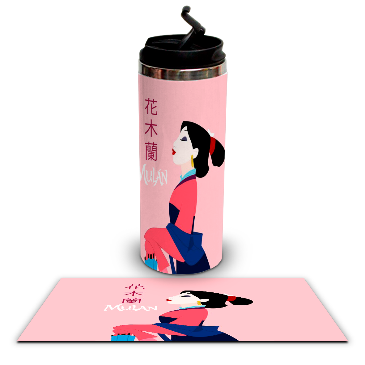 Termo 450ml Princesa Mulan Mod 5