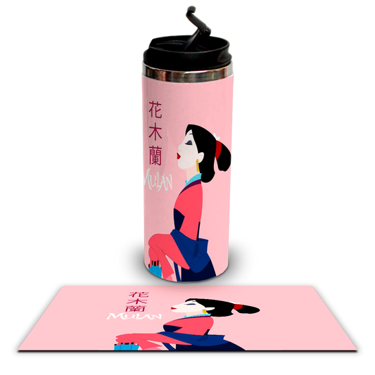 Termo 450ml Princesa Mulan Mod 5