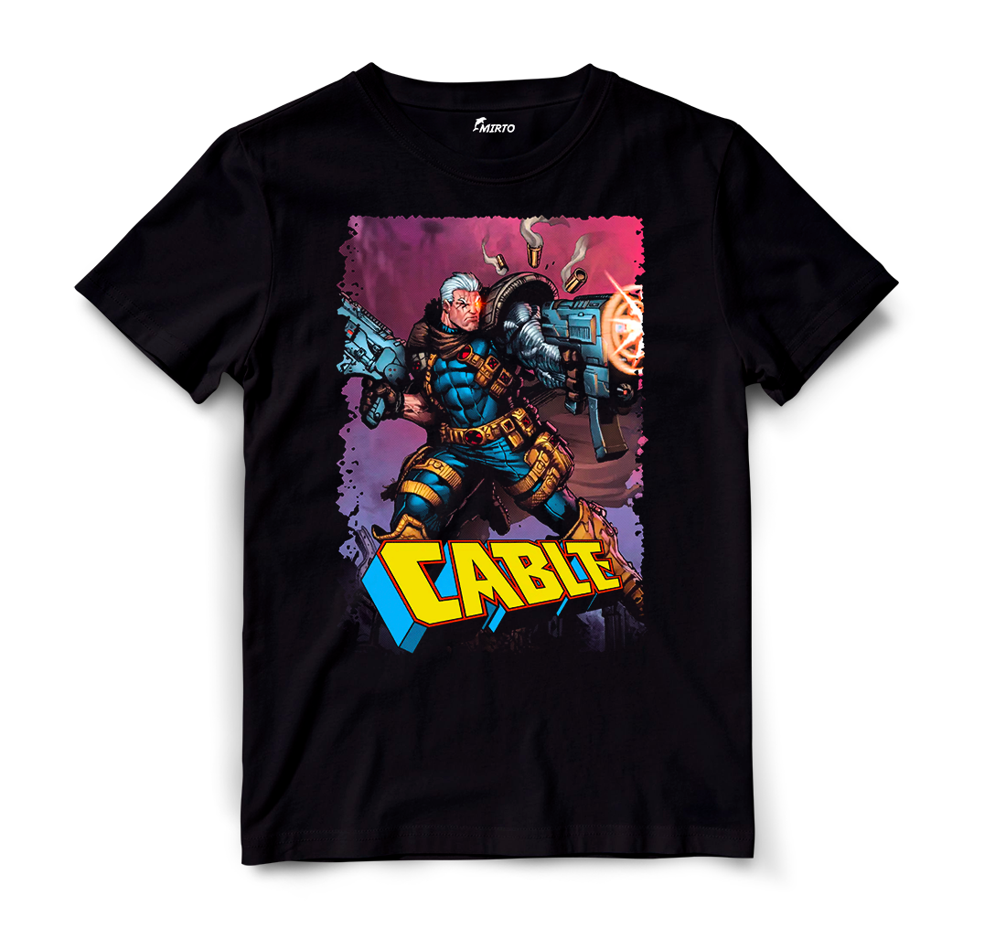 Playera Superhéroe Marvel Cable Xmen mod 1