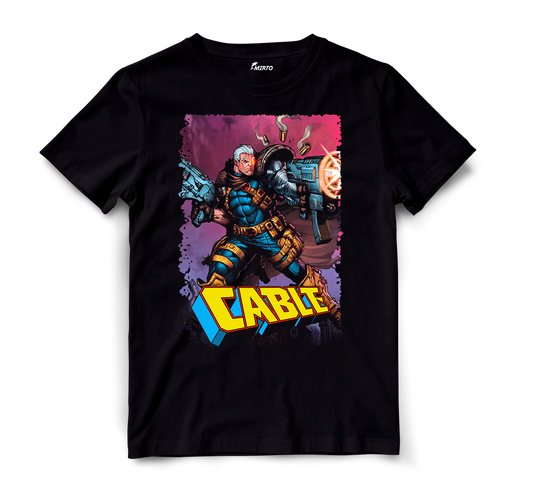 Playera Superhéroe Marvel Cable Xmen mod 1