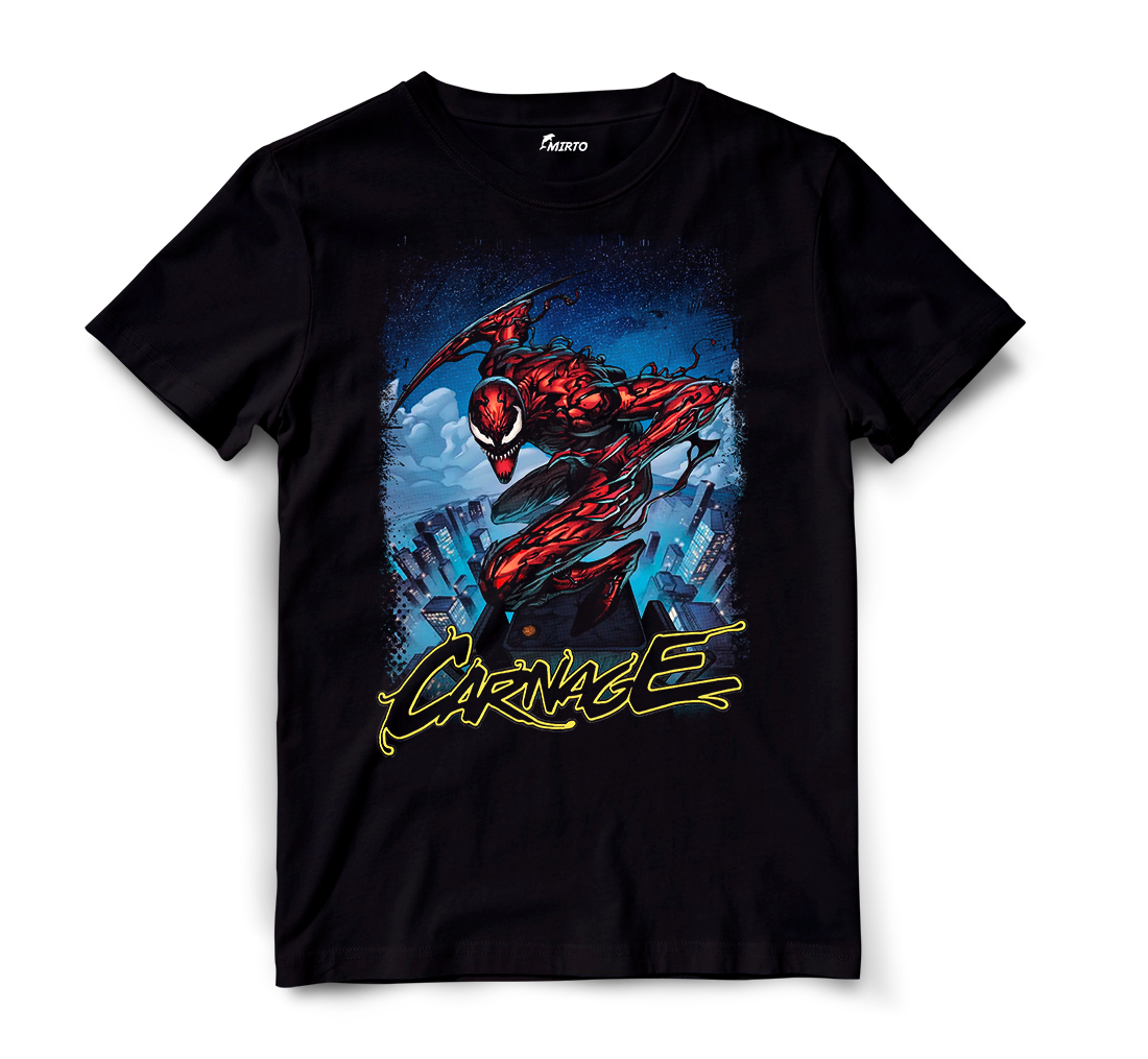 Playera Superhéroe Marvel Carnage mod 2