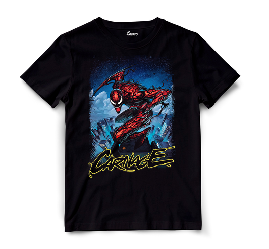 Playera Superhéroe Marvel Carnage mod 2