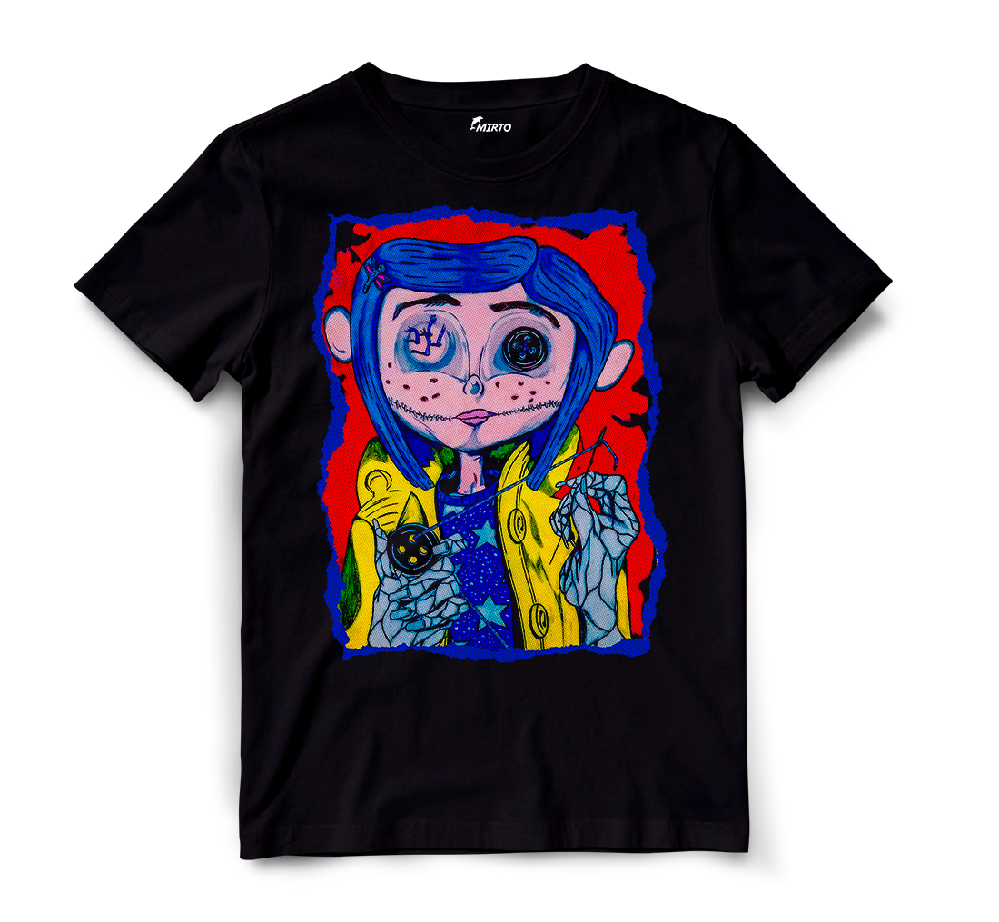 Playera Coraline y la puerta secreta mod 11