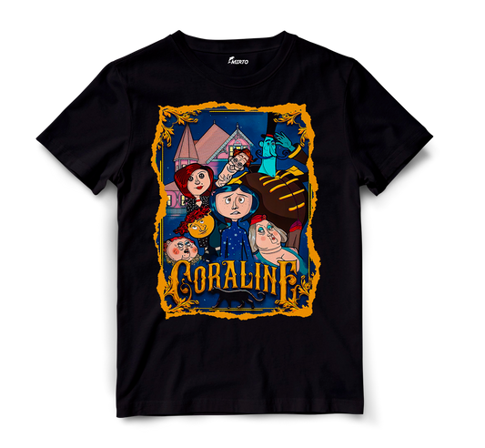 Playera Coraline y la puerta secreta mod 3