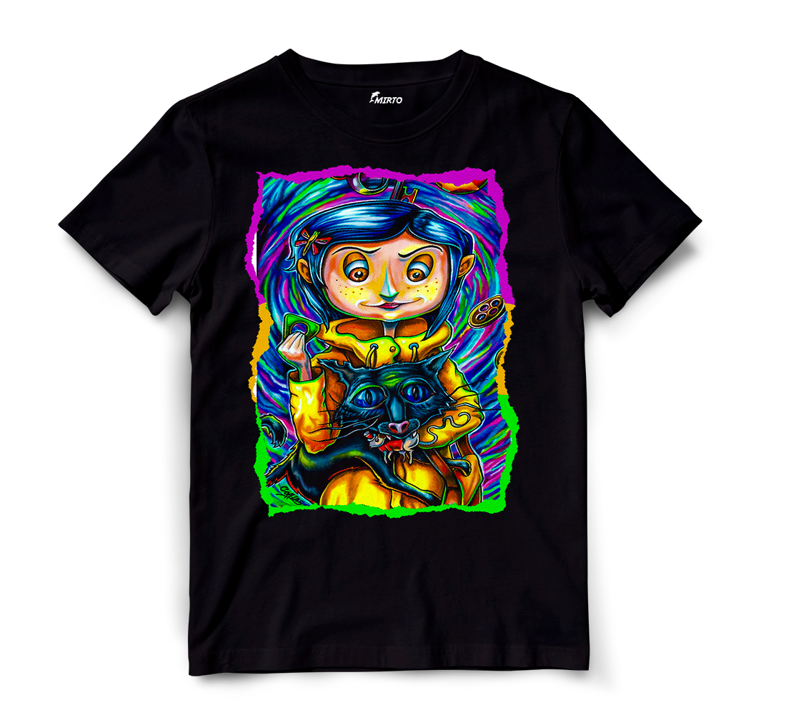 Playera Coraline y la puerta secreta mod 4