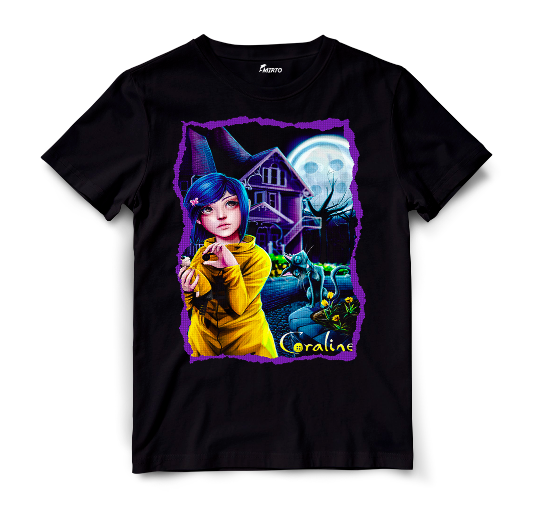 Playera Coraline y la puerta secreta mod 6