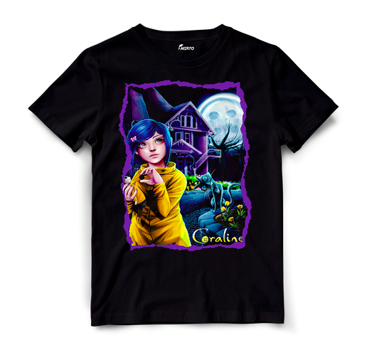 Playera Coraline y la puerta secreta mod 6