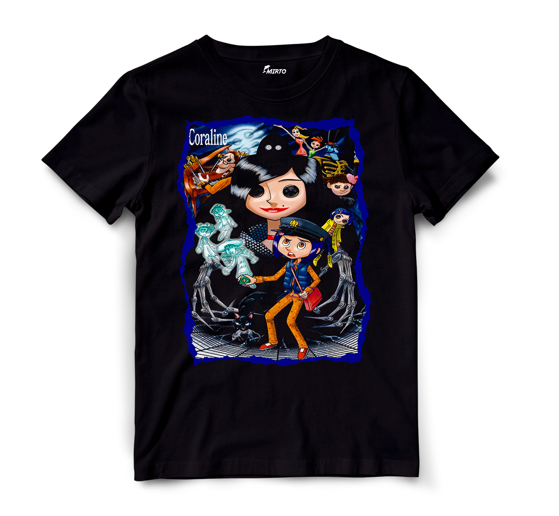 Playera Coraline y la puerta secreta mod 8