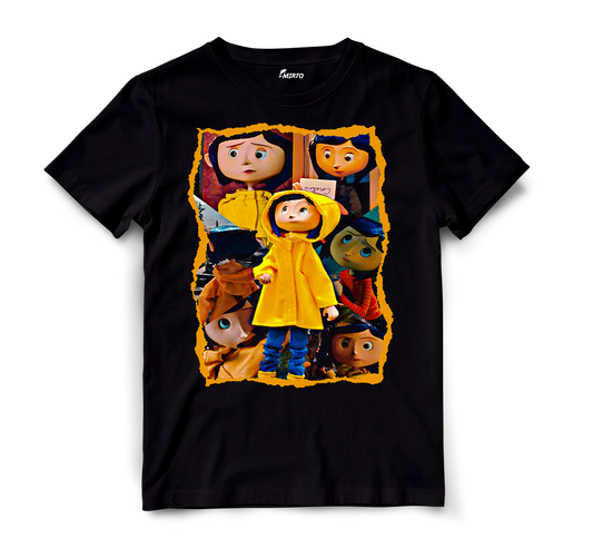 Playera Coraline y la puerta secreta mod 9