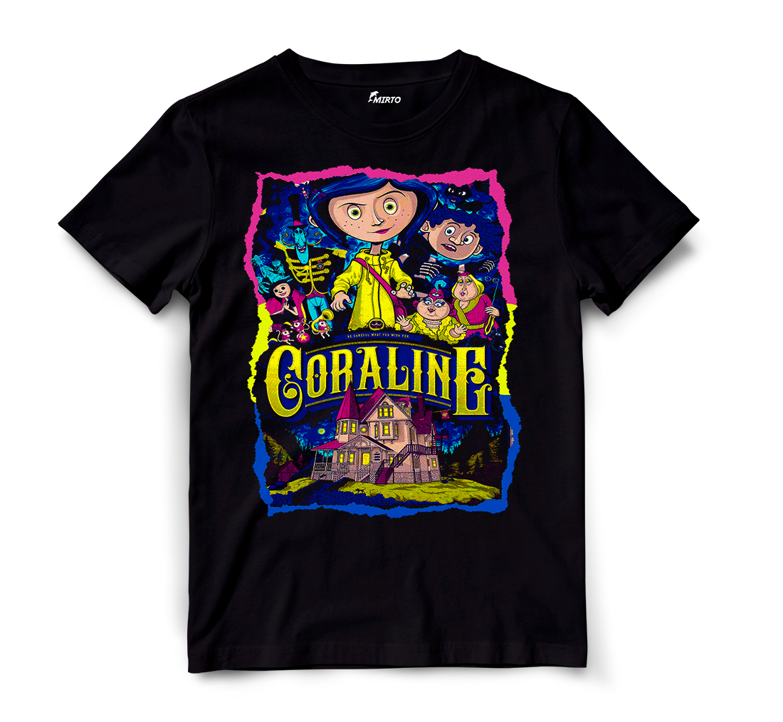 Playera Coraline y la puerta secreta mod 1