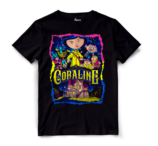 Playera Coraline y la puerta secreta mod 1