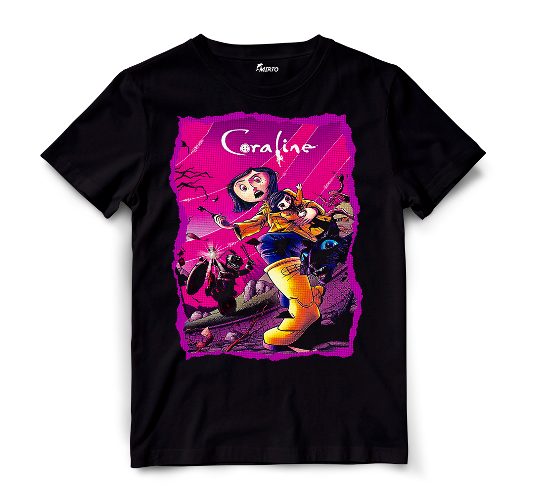 Playera Coraline y la puerta secreta mod 13