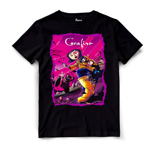 Playera Coraline y la puerta secreta mod 13