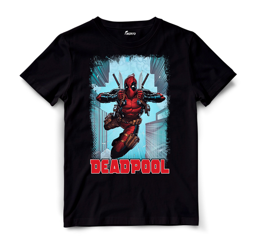 Playera Superhéroe Marvel Deadpool mod 4