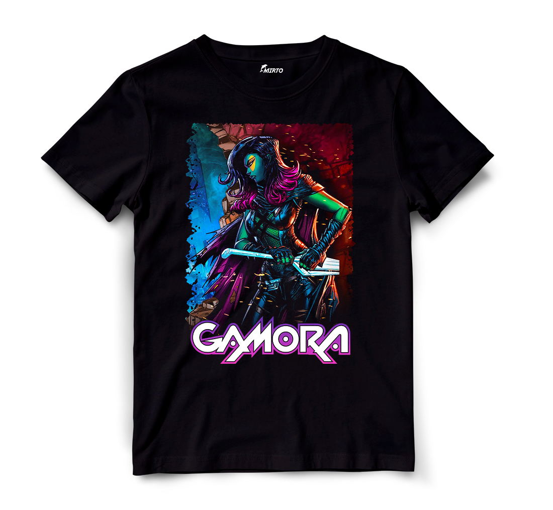 Playera Superhéroe Marvel Gamora mod 1