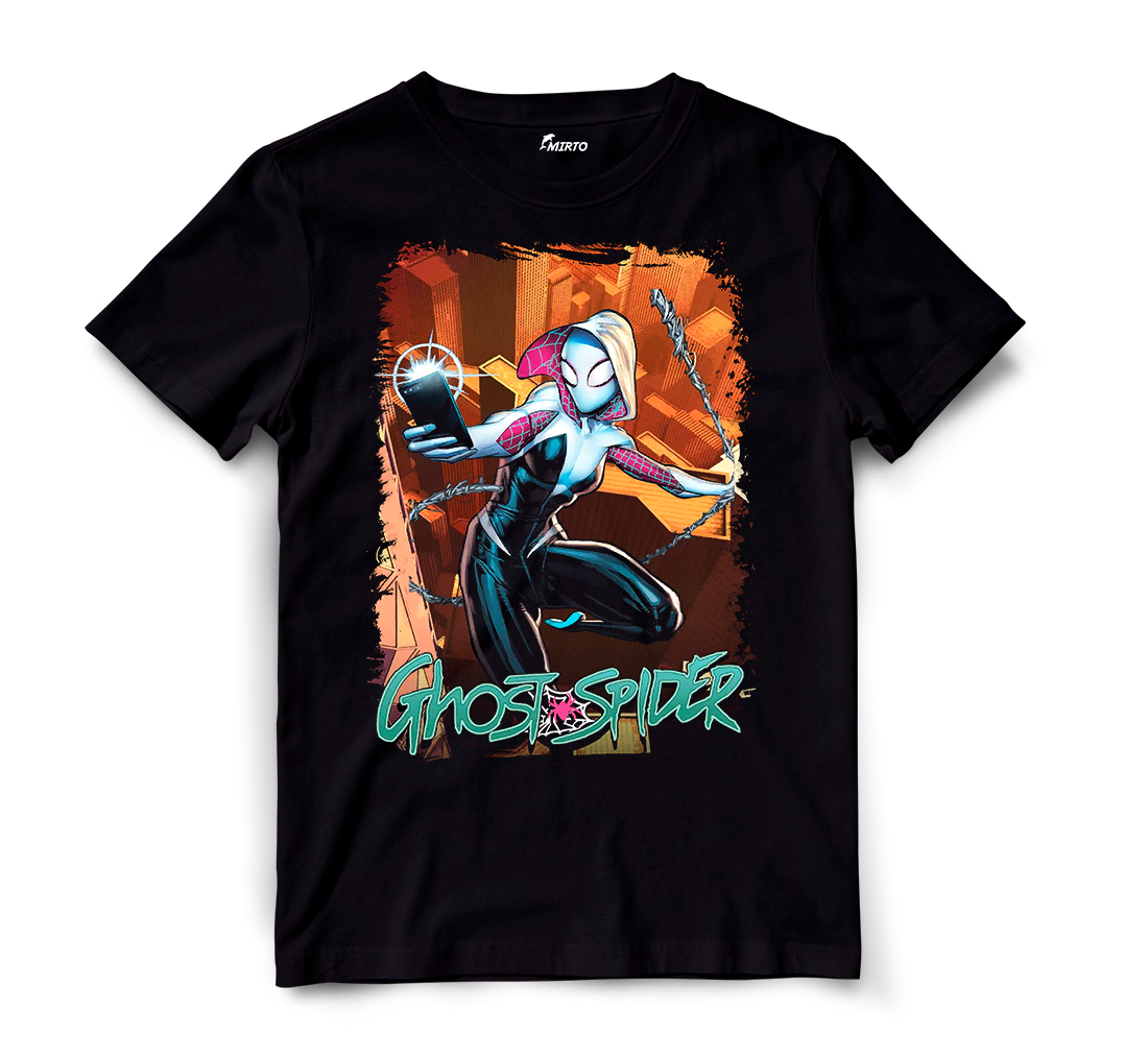 Playera Superhéroe Marvel Ghost Spider Spider-Woman mod 2