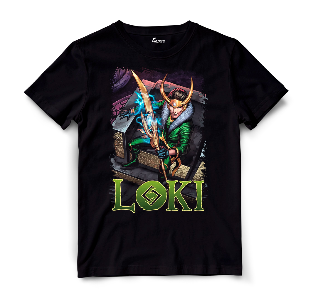 Playera Superhéroe Marvel Loki mod 1