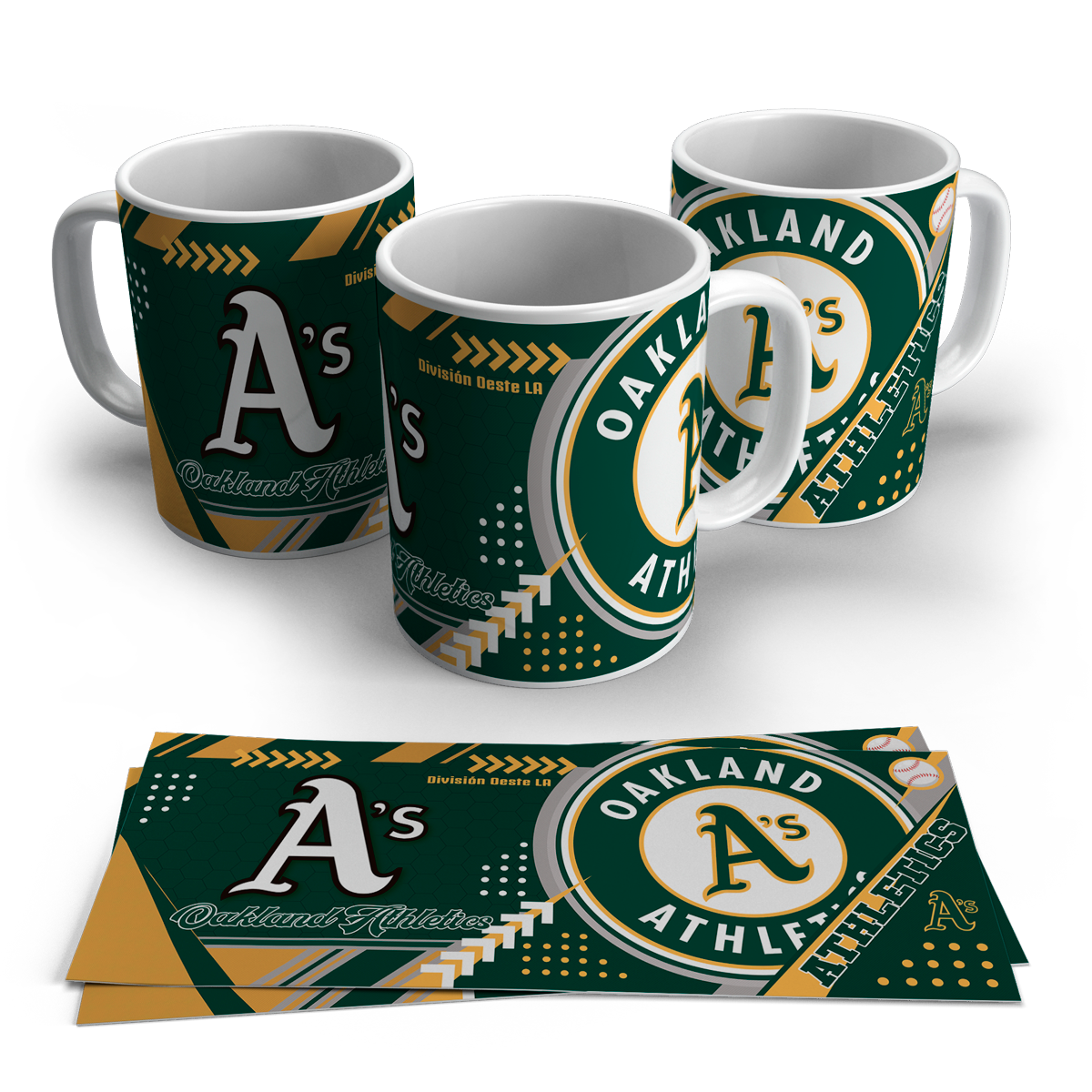 Taza Besibol Mlb - Oakland Athletics