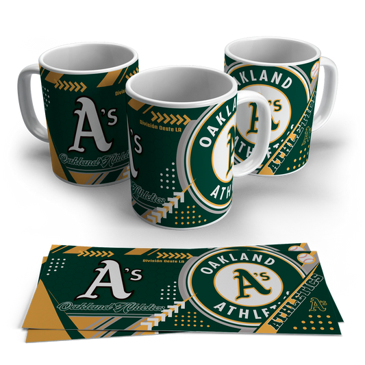 Taza Besibol Mlb - Oakland Athletics