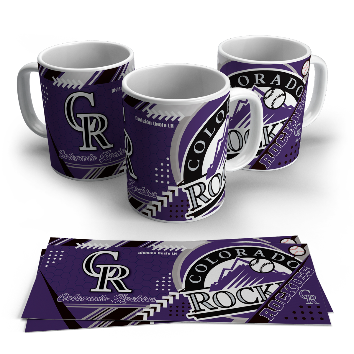 Taza Besibol Mlb - Colorado Rockies