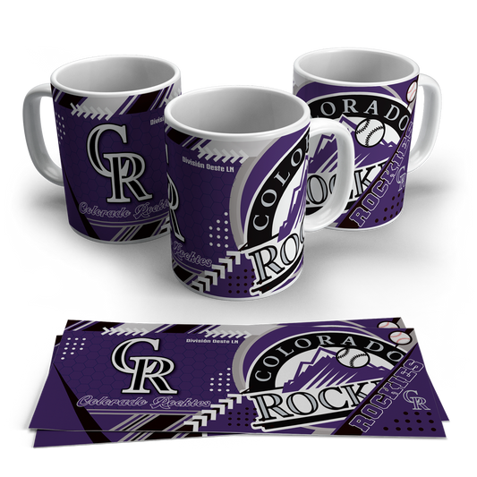 Taza Besibol Mlb - Colorado Rockies