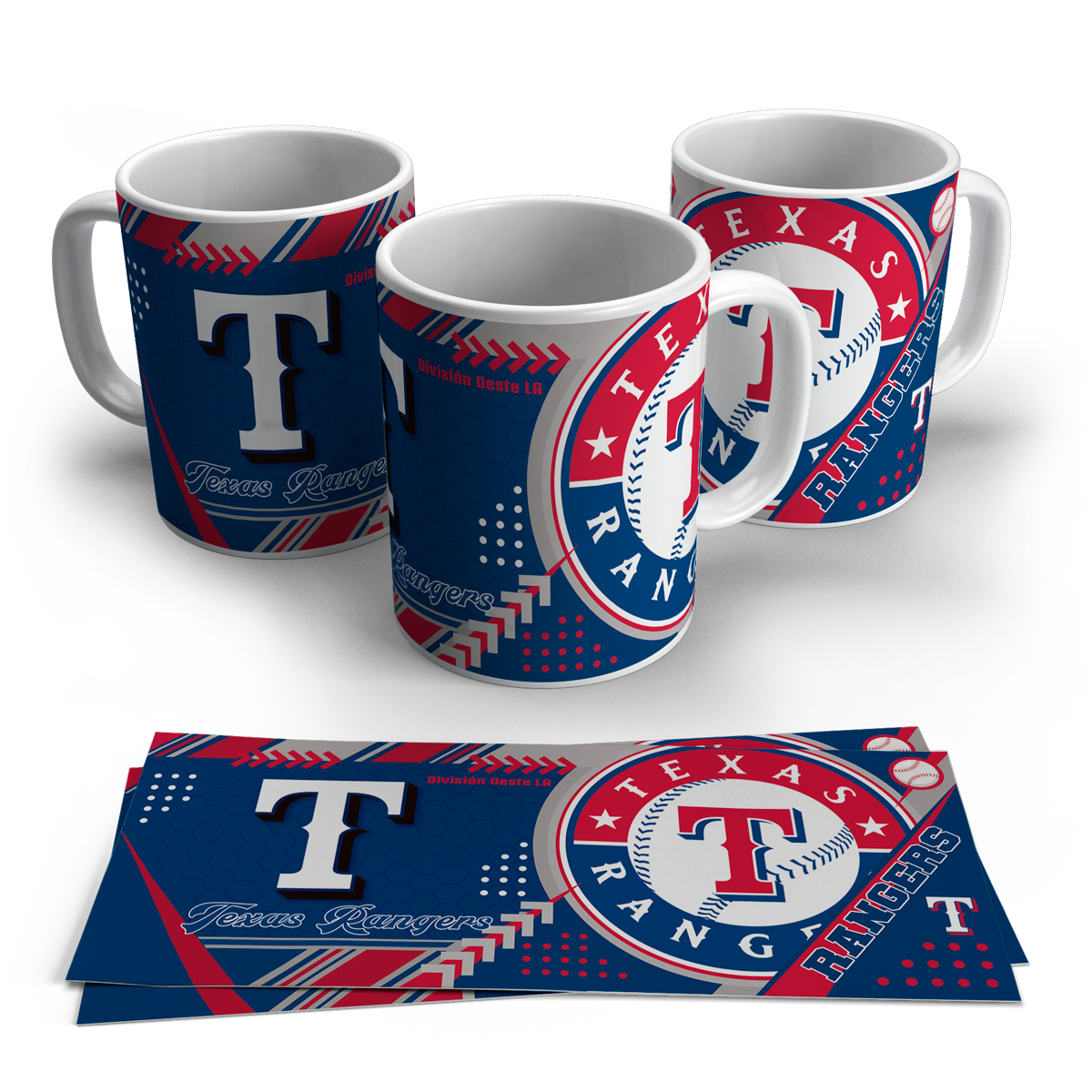 Taza Besibol Mlb - Texas Rangers