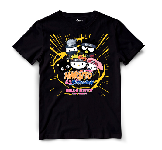 Playera Sanrio Hello Kitty Naruto