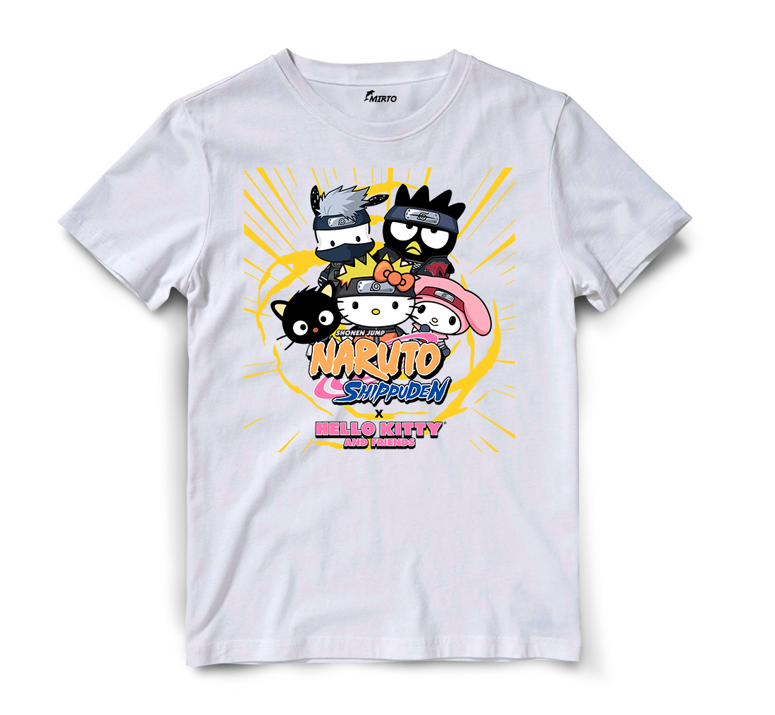 Playera Sanrio Hello Kitty Naruto