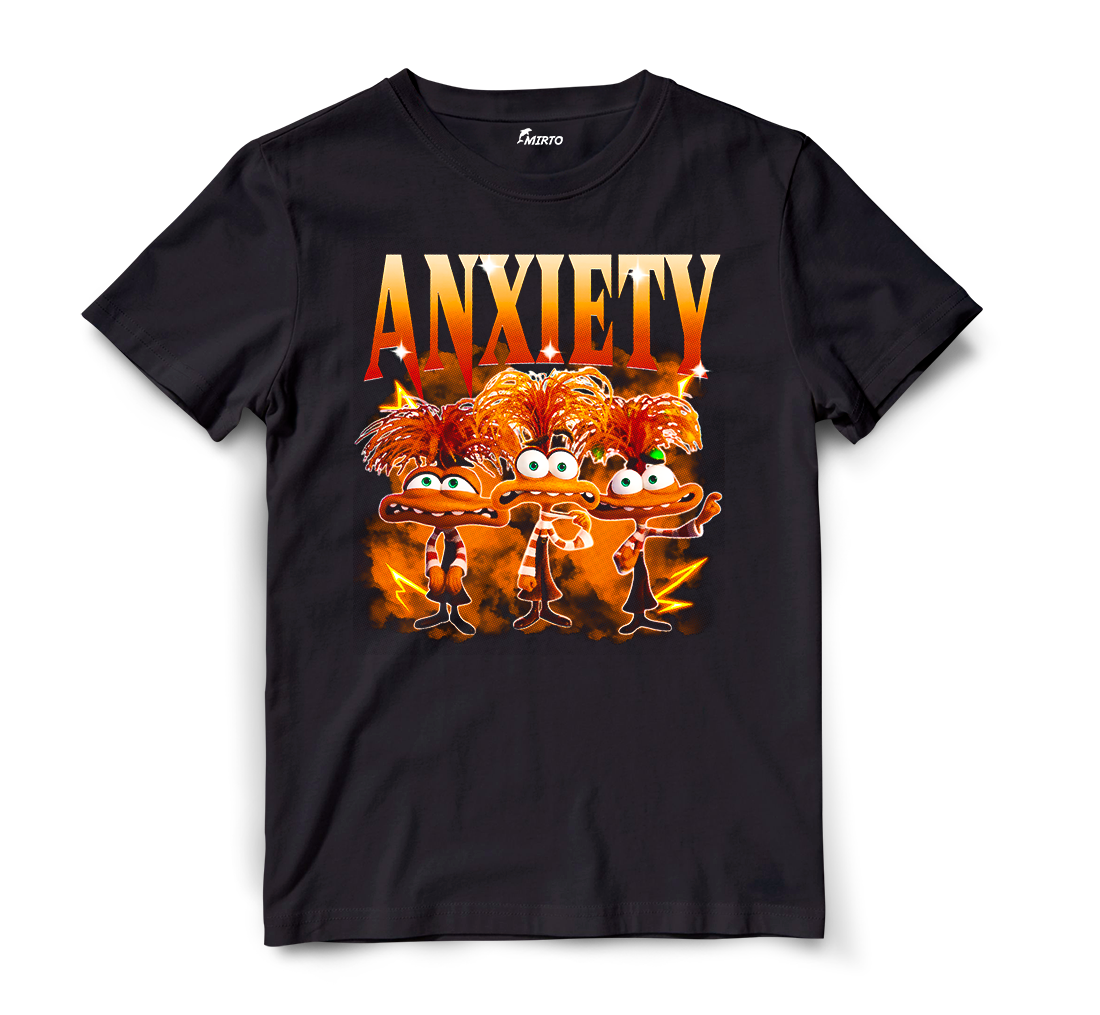 Playera Dsny Intensamente Anxiety Ansiedad