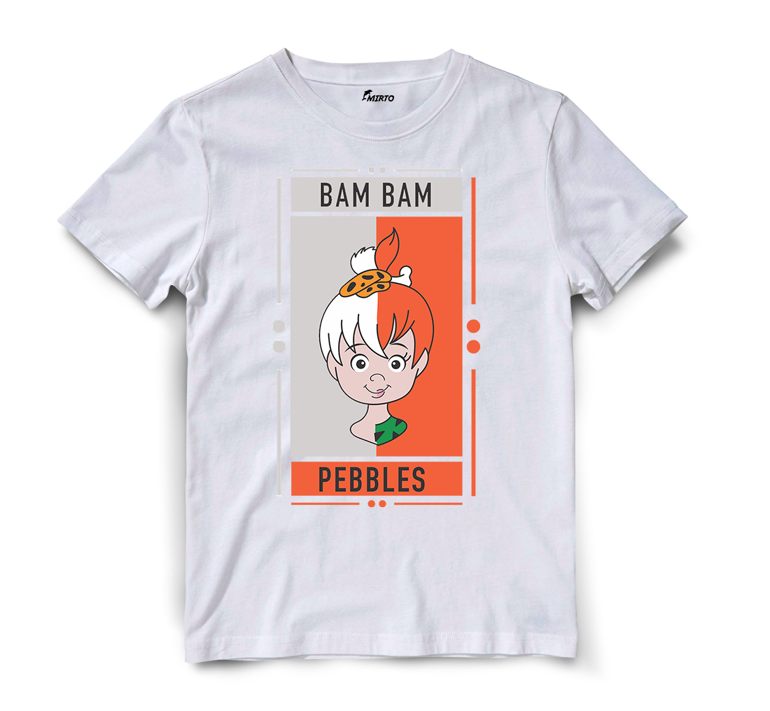 Playera Duo Cartoons Bam Bam - Pebbles