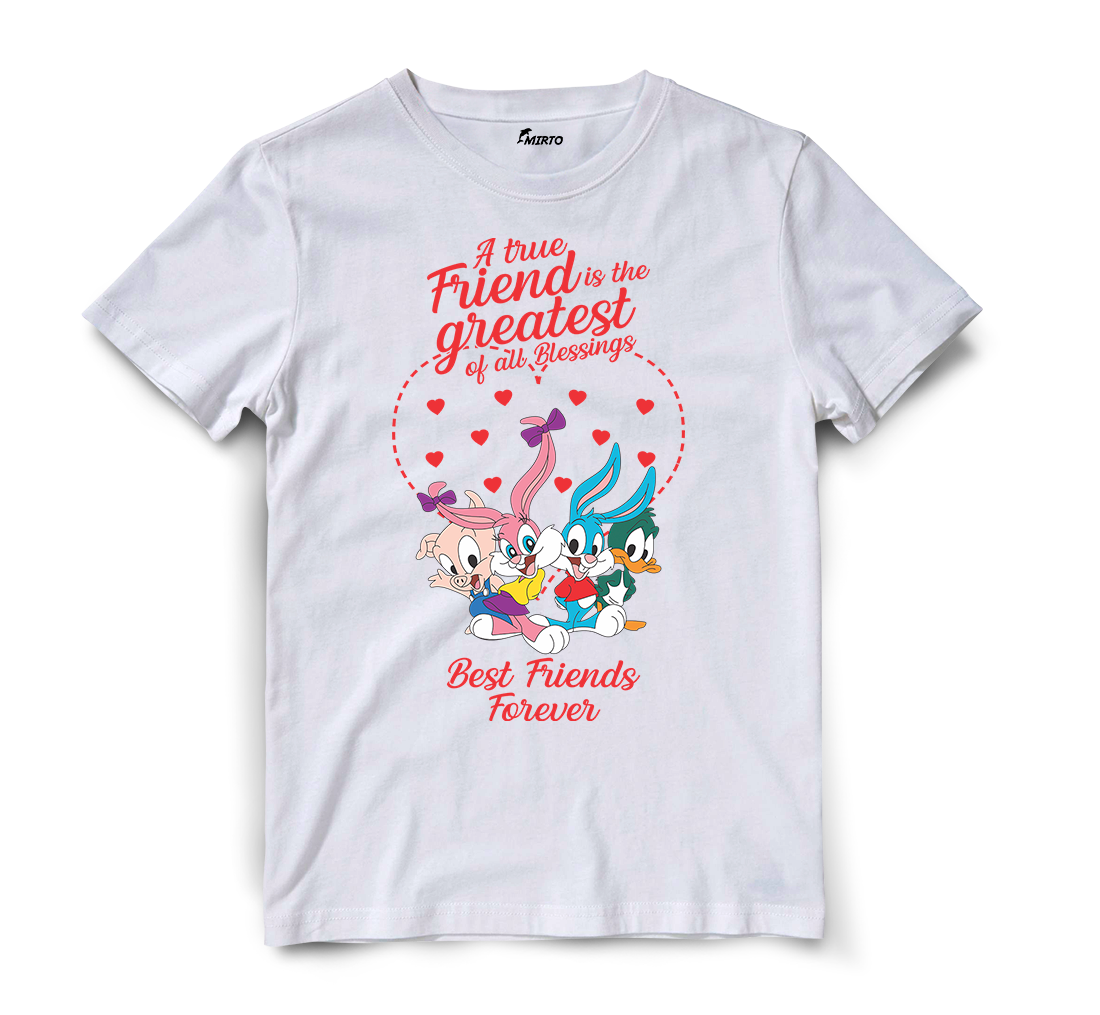 Playera Tiny Toons Buster Bunny Amigos San Valentin mod 1