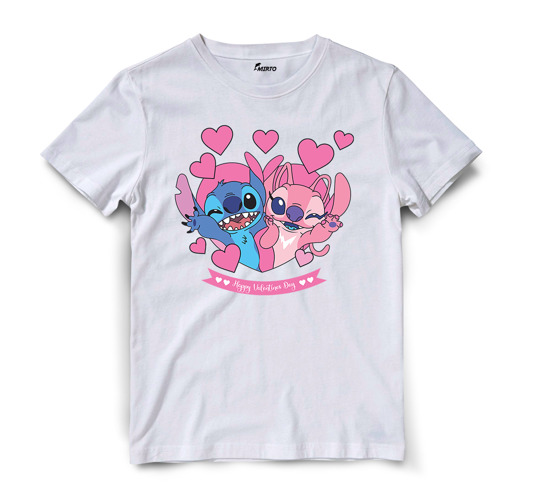 Playera Stitch 626 y Angel 624 San Valentin mod 2