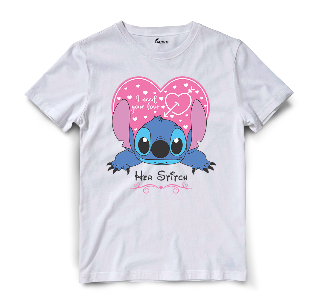 Playera Stitch 626 y Angel 624 San Valentin mod 3