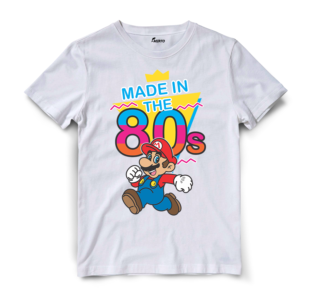 Playera Made in 80s Mario bros