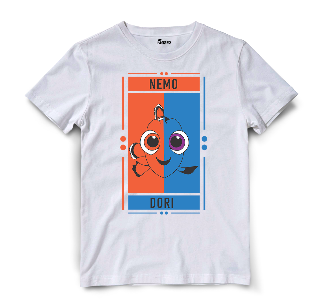 Playera Duo Cartoons Nemo - Dori