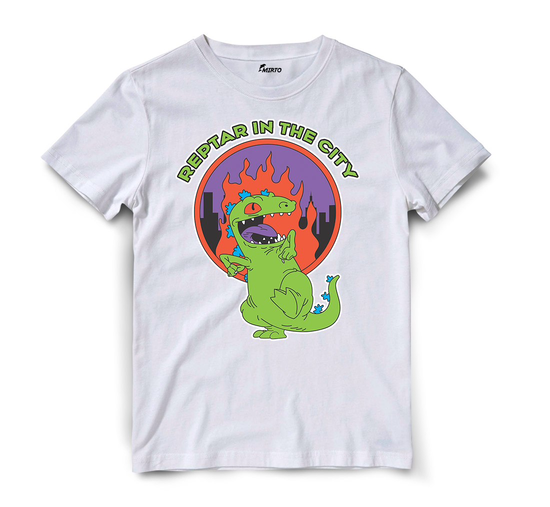 Playera Rugrats T Rex Reptar mod 2