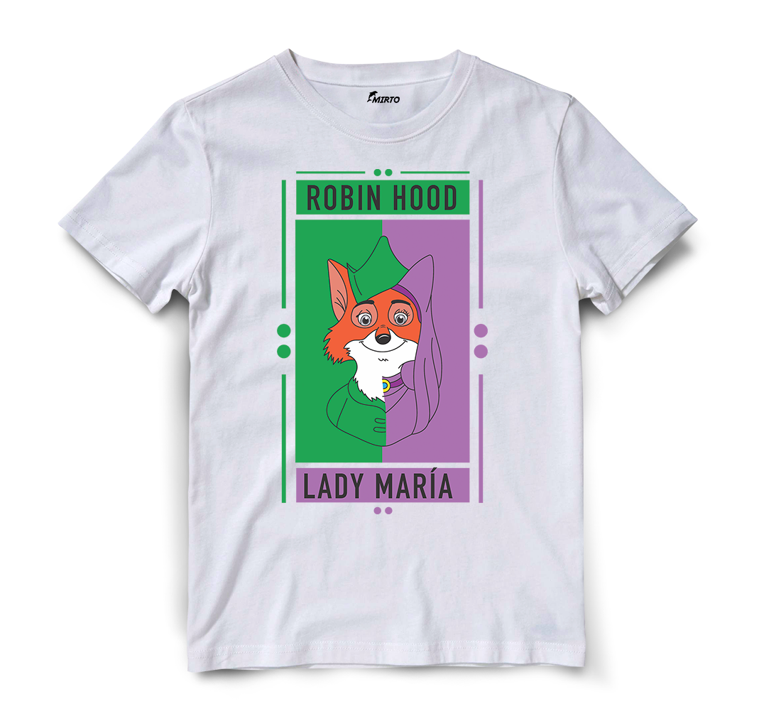 Playera Duo Cartoons Robin Hood - Lady María