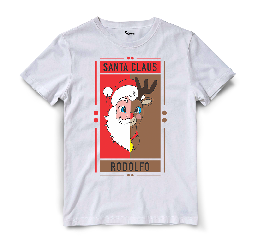 Playera Duo Cartoons Santa Claus - Rodolfo