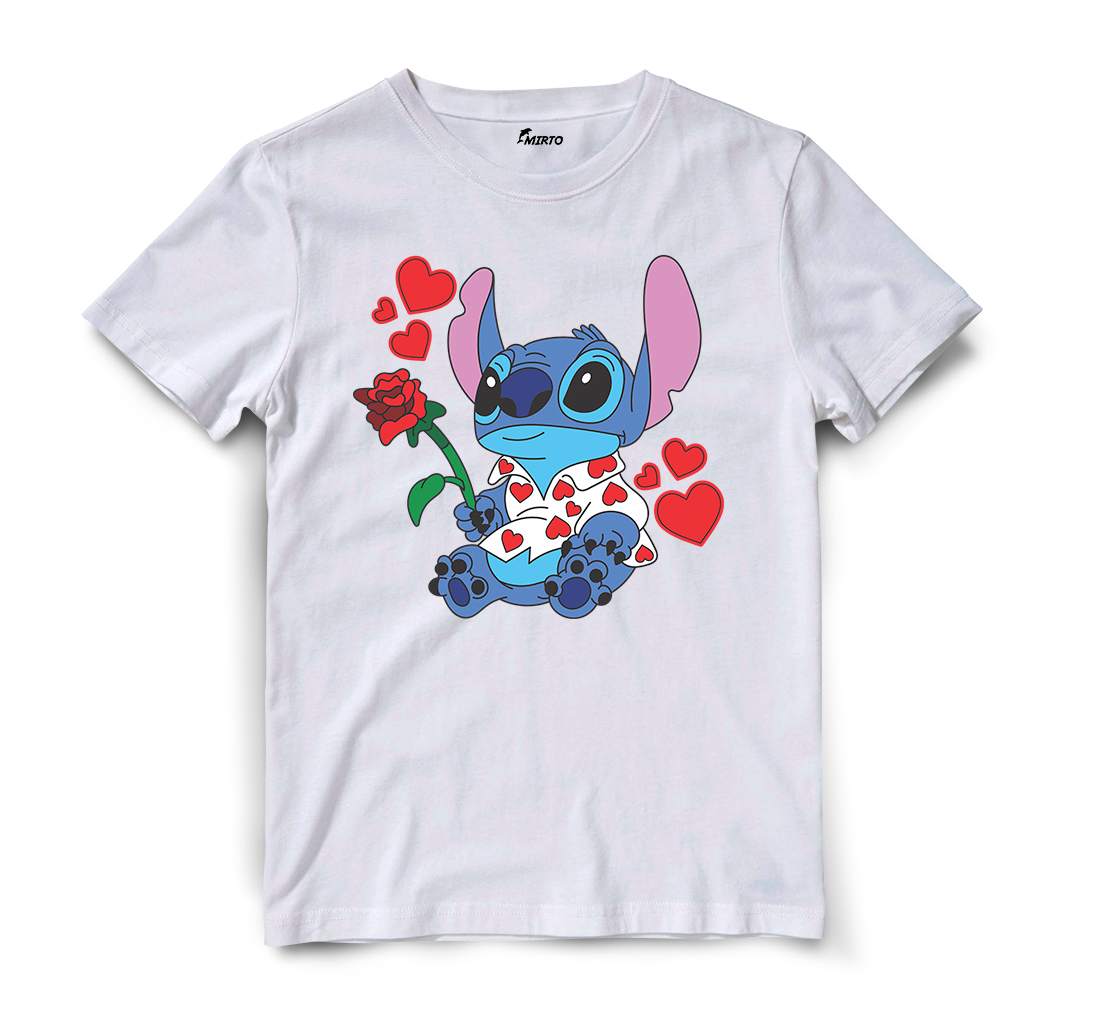 Playera Stitch 626 y Angel 624 San Valentin mod 6