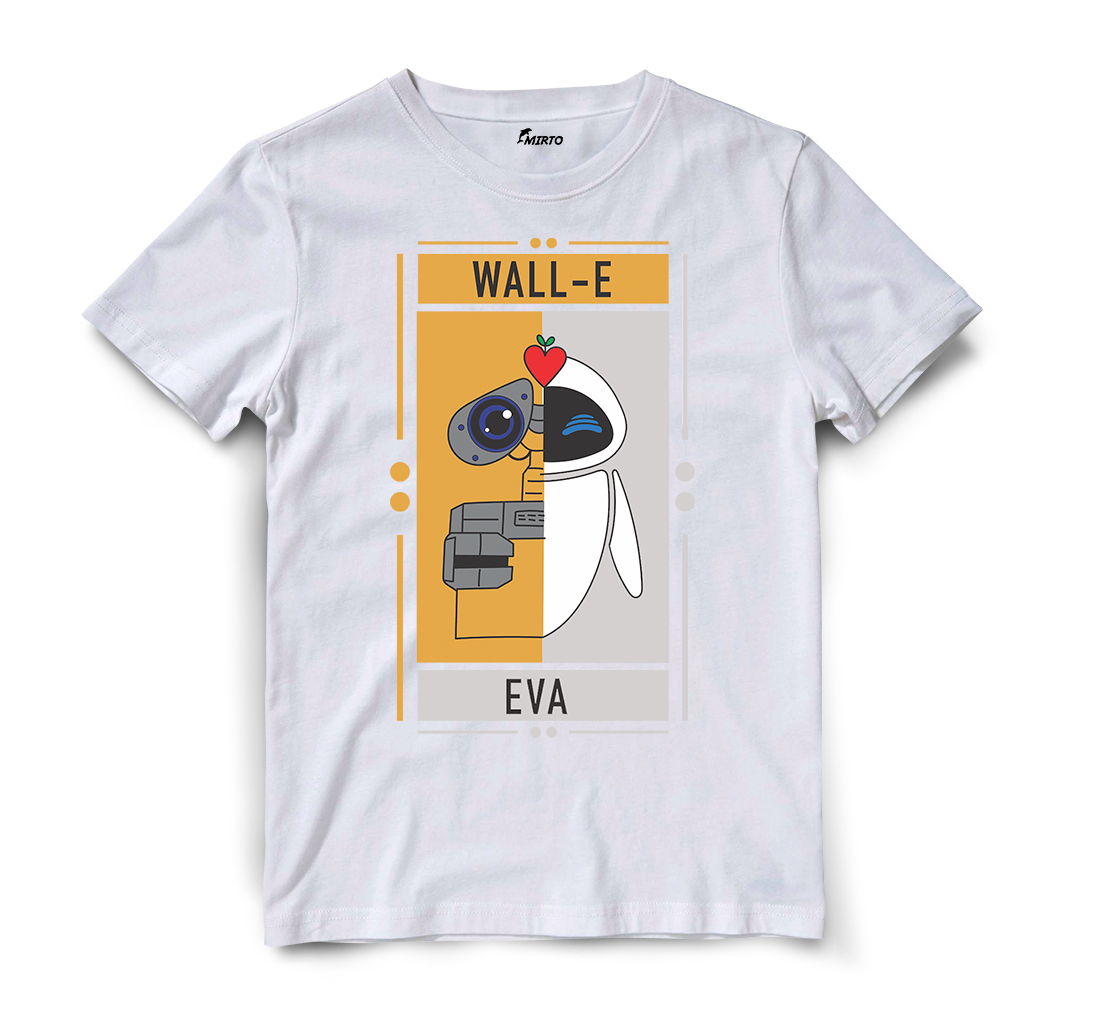 Playera Duo Cartoons Wall-e - Eva